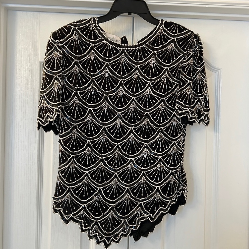 Vintage beaded top